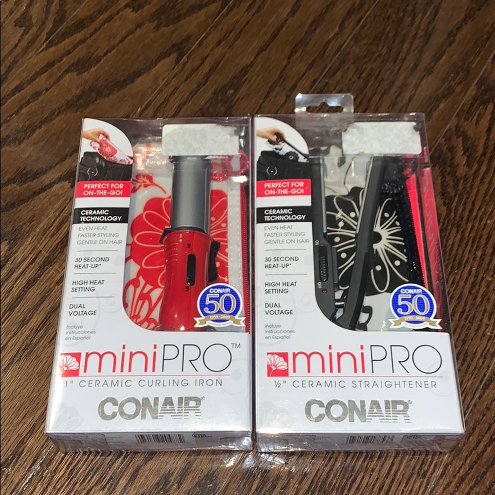 Conair Mini Pro straightener and curling iron